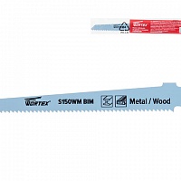 Пилка сабельная по дереву с гвоздями S150WM (1 шт) WORTEX, изображение 1