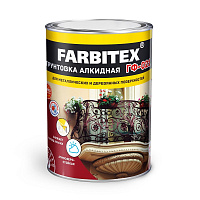 Грунтовка ГФ-021 серая 20кг FARBITEX, изображение 2