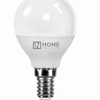 Лампа светодиодная LED-ШАР-VC 8Вт 230В E14 3000К 720лм IN HOME 4690612020549, изображение 1