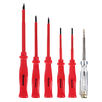 Набор отверток диэлектрических 6пр. ЕРМАК, изображение 1
