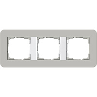 Рамка 3-м Мира горизонт. крем. LEZARD 701-0300-148, изображение 1