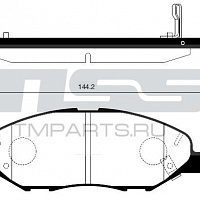 KORMAX Колодки тормозные передние KBP066, изображение 1