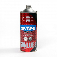 Масло моторное синтетическое SANLUBE 0W-20 (1 л.), изображение 1