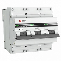 Автоматический выключатель 3P 100А (C) 10kA ВА 47-100 EKF Basic, изображение 1
