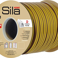 Sila Home  D100, 9x7,4 мм уплотнитель самокл,черный (50м), изображение 2