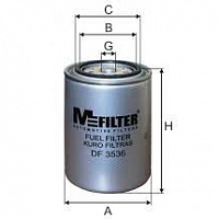 M-Filter Фильтр топливный DF3536, изображение 1
