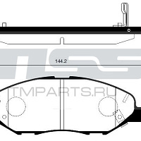 KORMAX Колодки тормозные передние KBP066, изображение 2