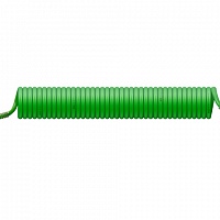 Шланг спиральный полиурет. 8/12 мм с быстросъемн.соед. (10м) ECO, изображение 1