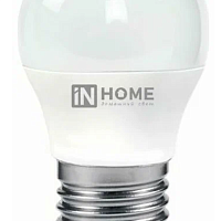 Лампа светодиодная LED-ШАР-VC 8Вт 230В E27 3000К 720лм IN HOME 4690612020563, изображение 1