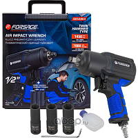 Пневмогайковерт 1/2" 1450Нм Forsage, изображение 1