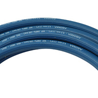 Рукав для газовой сварки AGOMA кислород 9 мм 2,0 МПа (20 Атм) (синий, бухта 50 м, Польша), изображение 1