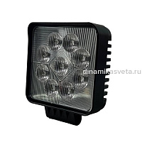 Рабочий свет ZOOML WL-334050L 12-60V 27W 6000K (рассеянный, 110x110x51), изображение 1