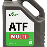 Жидкость для автоматических коробок передач LivCar MULTI ATF (4 л.), изображение 1