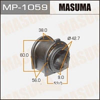 MASUMA Втулки стабилизатора передние MP1059, изображение 1