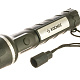 Космос фонарь ручной 2058LED (2xR6) 3св/д (90lm), черный+сереб./резина, влагозащитный, BL