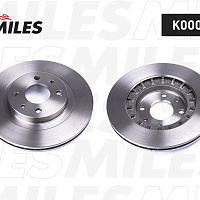 MILES Диск тормозной передний R14 D=260 K000075, изображение 1