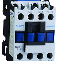 Контактор NC1-1810 18А кат. 400В AC 1НО AC-3 (R) CHINT 221560, изображение 1