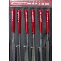 Набор надфилей разнопрофильных 6пр. (L-140мм,d-3мм) Forsage, изображение 1