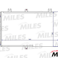 MILES Радиатор охлаждения ACRM483, изображение 3