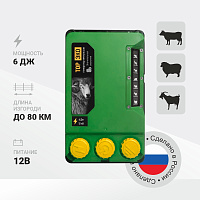 Электропастух ТОР-6 ЭКО (6 Дж) 12В АКБ, изображение 3