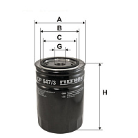 FILTRON Фильтр масляный OP6473, изображение 1