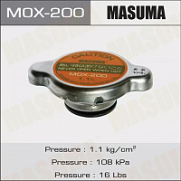 Masuma Крышка радиатора MOX200 (1.1 KG/CM2), изображение 1