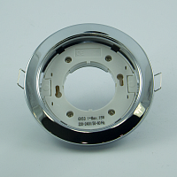 Светильник светодиодный GX53R-mini RG GX53 230В ультратонкий встраиваемый точеч хром IN HOME, изображение 1