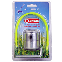 Головка триммерная бочка,металлич (резьба М8/М10) ДИОЛД, изображение 1