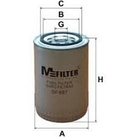 M-Filter Фильтр топливный DF697, изображение 2