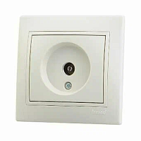 Розетка TV СП Мира оконечная крем/крем. LEZARD 701-0303-130, изображение 1