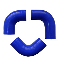 451-1303000 Комплект силиконовых патрубков радиатора УАЗ 452/469 дв. 417 (90 л. с.),(3 шт), изображение 1