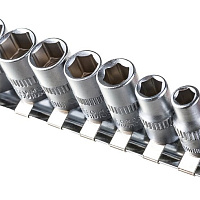 Набор торцевых головок 8пр. 6гр. 1/4", изображение 1