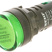 Лампа AD16-22HS (220В) светодиодная зеленая, изображение 1