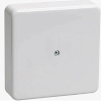 Распаячная коробка для кабель-канала 75*75*28мм,белая,IP 40, изображение 1