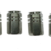 Колпачек на пипель ХРОМ (комп. 4шт) VC0230, изображение 2