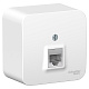 Розетка компьютерная 1-м СП BLANCA RJ45 кат.5e бел. SchE BLNIS045001