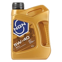 Синтетическое моторное масло NGN GOLD 5W-40 SN/CF (1 л.), изображение 1