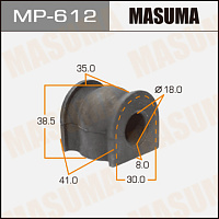 MASUMA Втулки стабилизатора передние MP612, изображение 2