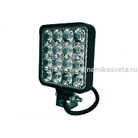 Рабочий свет ZOOML WL-334049H 9-32V 48W 6500-7000К (направленный, 85х85х15), изображение 2