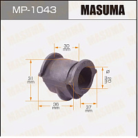 MASUMA Втулки стабилизатора передние MP1043, изображение 2