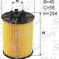 Фильтр масляный S&K GMBH SK581000901, изображение 3