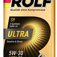 Масло моторное Rolf Ultra 5W-30 SN/CF ACEA C3 синтетическое (металл) 4л, изображение 1