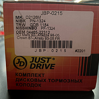 JUST DRIVE Колодки тормозные передние JBP0215, изображение 4