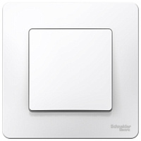 Выключатель 1-кл. ОП Blanca 10А IP20 (сх. 1) 250В с изолир. пластиной бел. SchE BLNVA101011, изображение 1