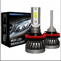 Лампа светодиодная CSP/COB H11 LED (комплект), изображение 1