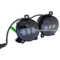 Фара противотуманная к-т LED ZOOML FL-L01 12-24V 45W 6000К (Lada Priora, Газель (95x 85x75)), изображение 1