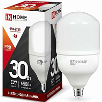 Лампа светодиодная LED-HP-PRO 30Вт 230В 6500К E27 2700лм IN HOME 4690612031088, изображение 2