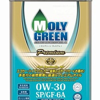 Масло моторное MolyGreen Premium 0W-30 GF-6 (4 л.), изображение 1