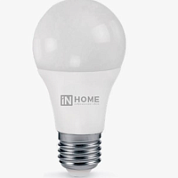 Лампа светодиодная LED-A60-VC 10ВТ 230В Е27 6500К 900лм IN HOME, изображение 2