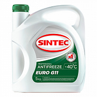 Антифриз Sintec Antifreeze Euro G11 -40°С (зеленый) (5 кг.), изображение 1